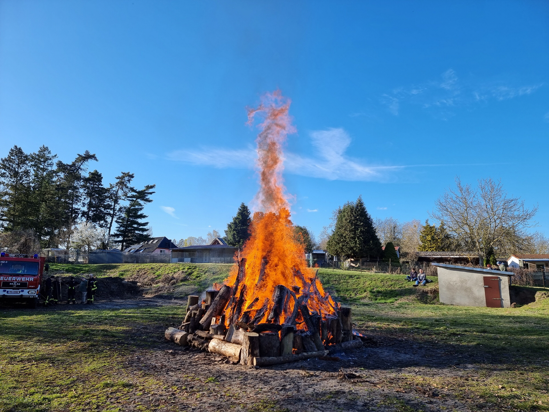 Eindrücke vom Osterfeuer
