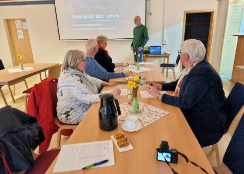Quizz im Inselzentrum