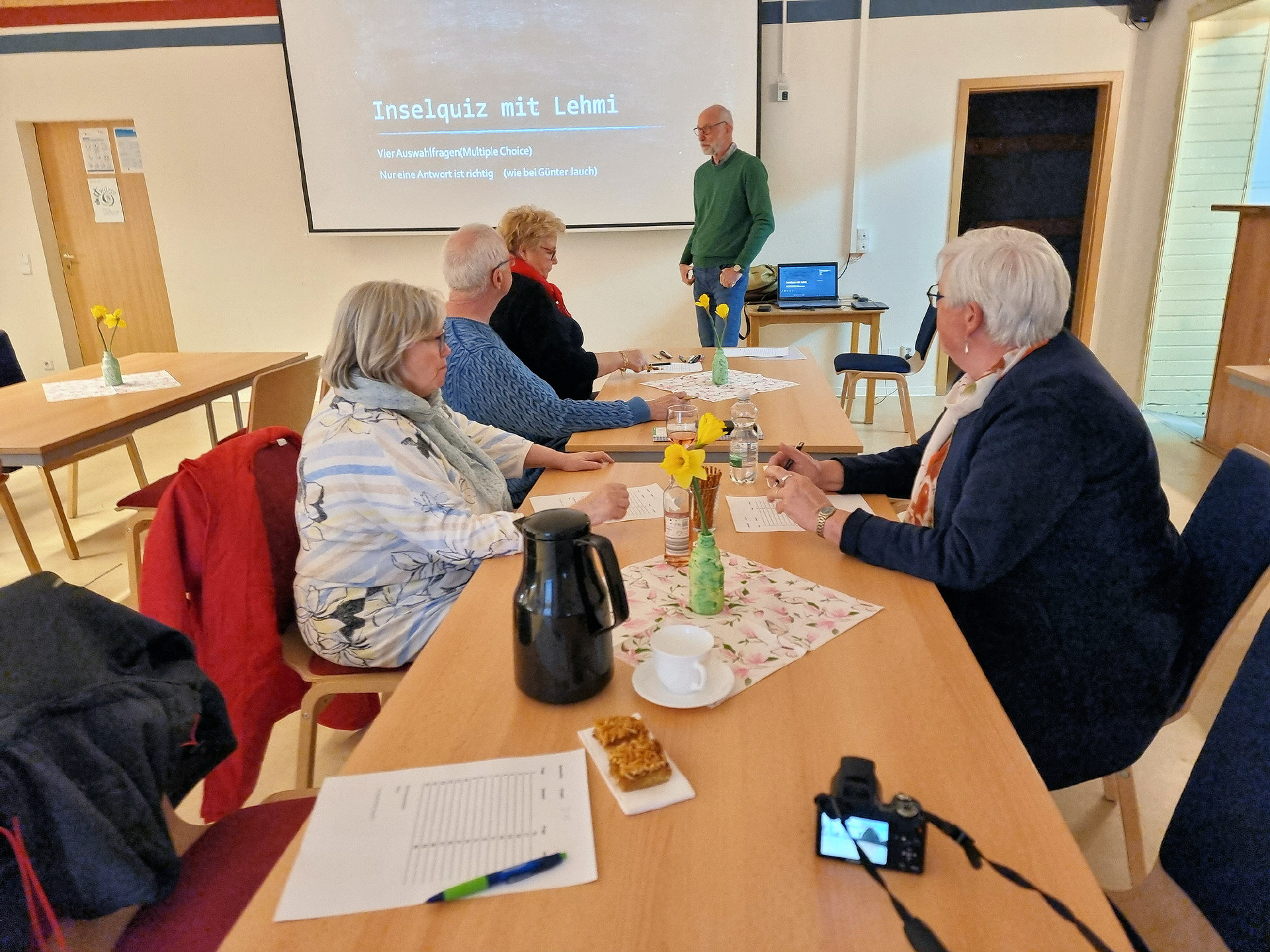 Quizz im Inselzentrum
