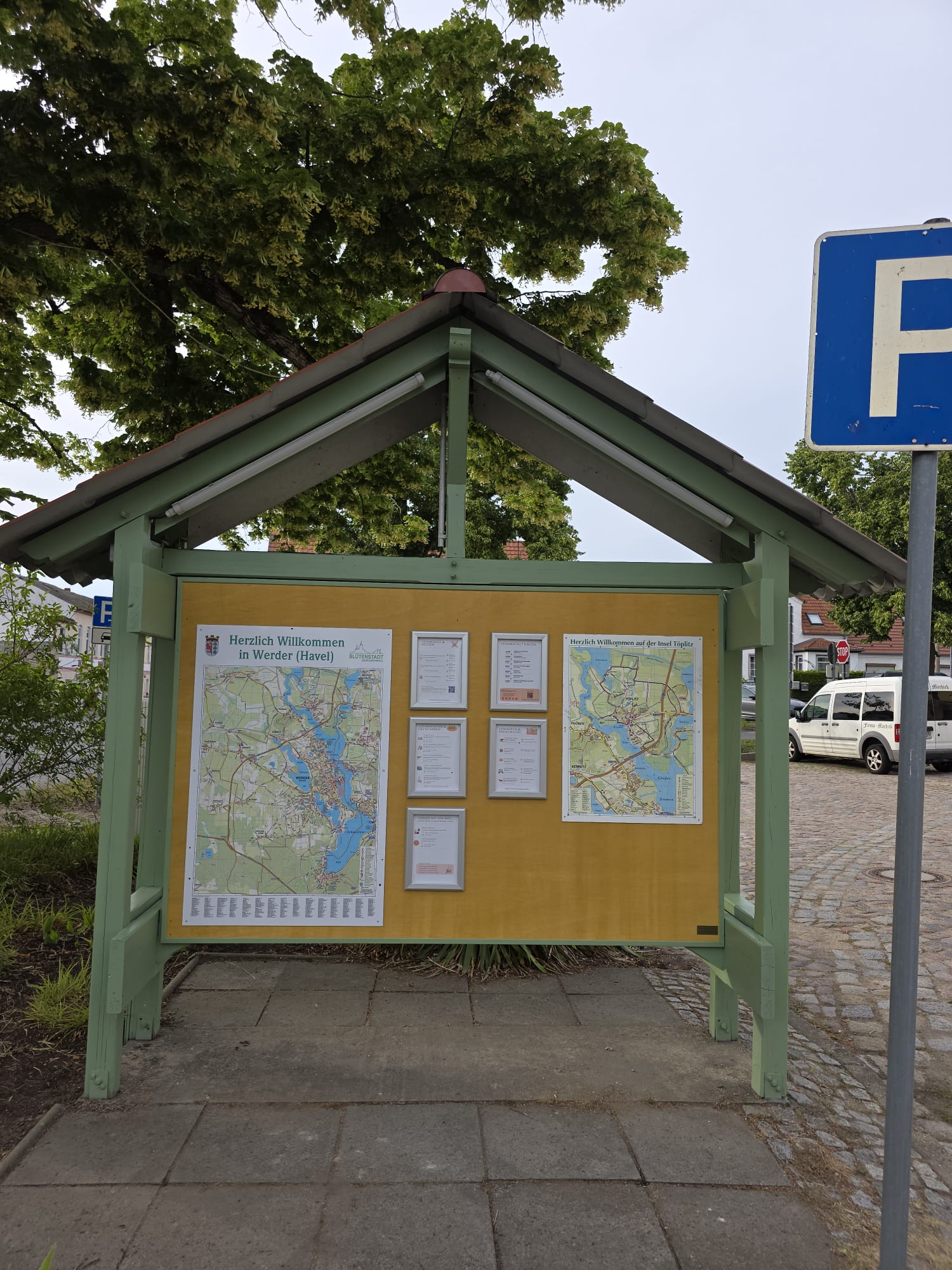 Neuer Info-Punkt für Töplitz